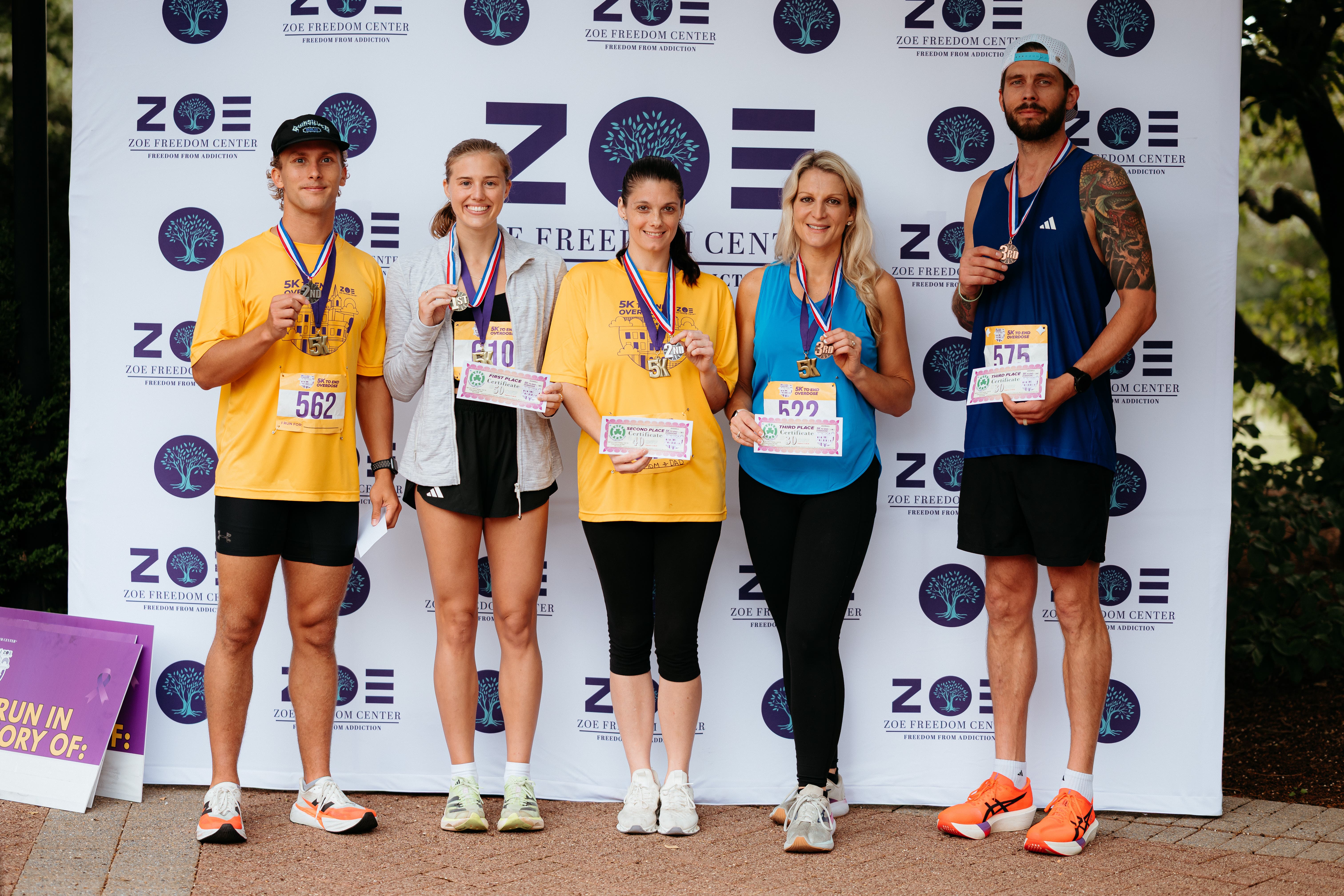 Zoe Freedom Center 5K To End Overdose