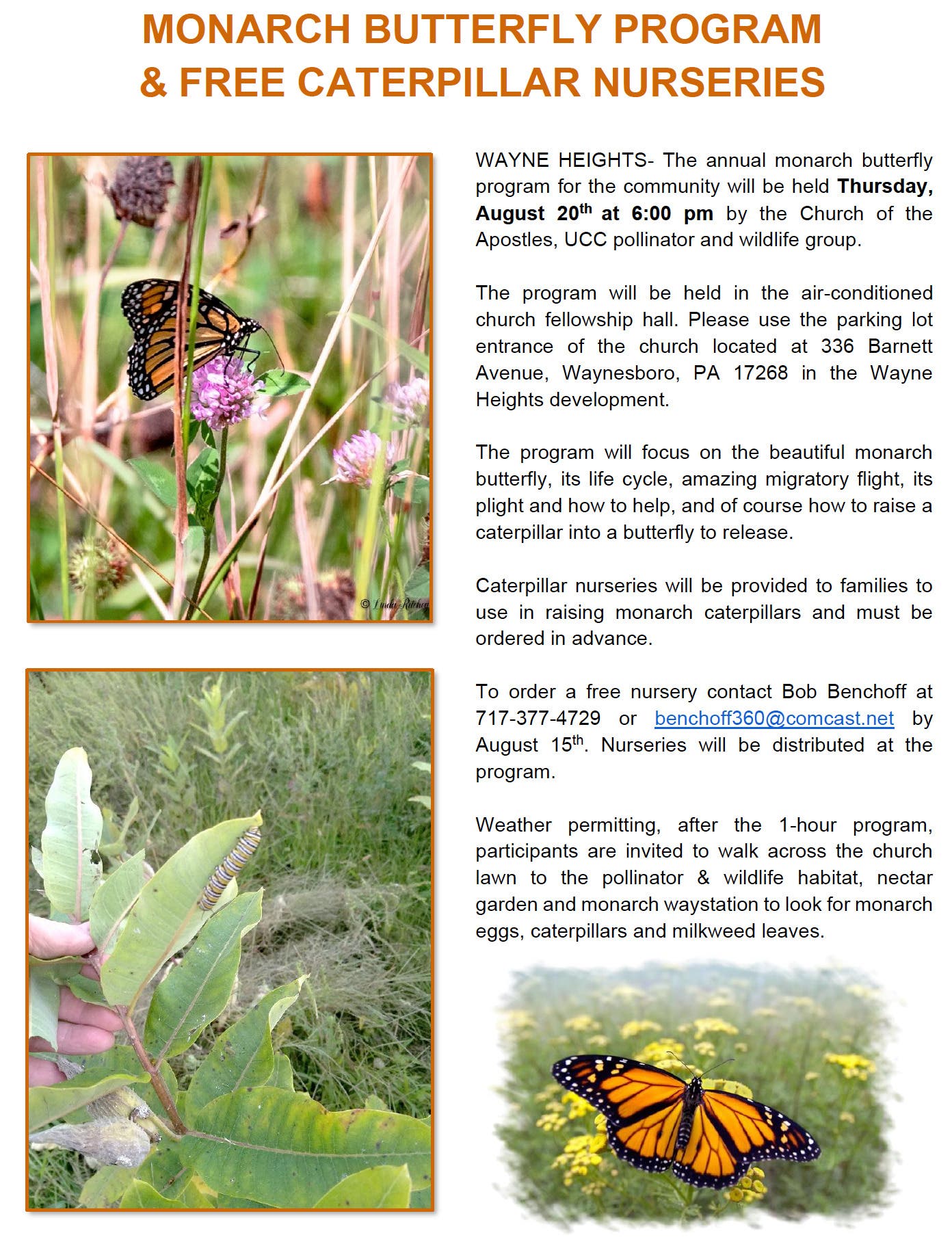 Monarch Butterfly Program