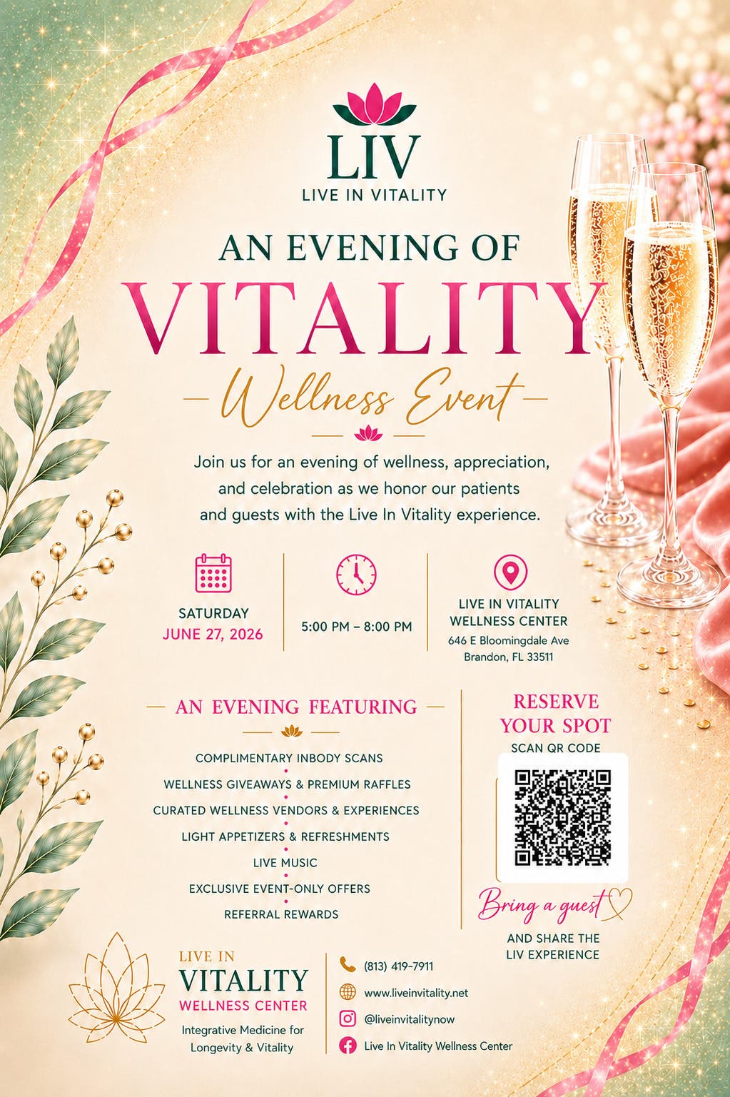 An Evening of Vitality: Wellness Event