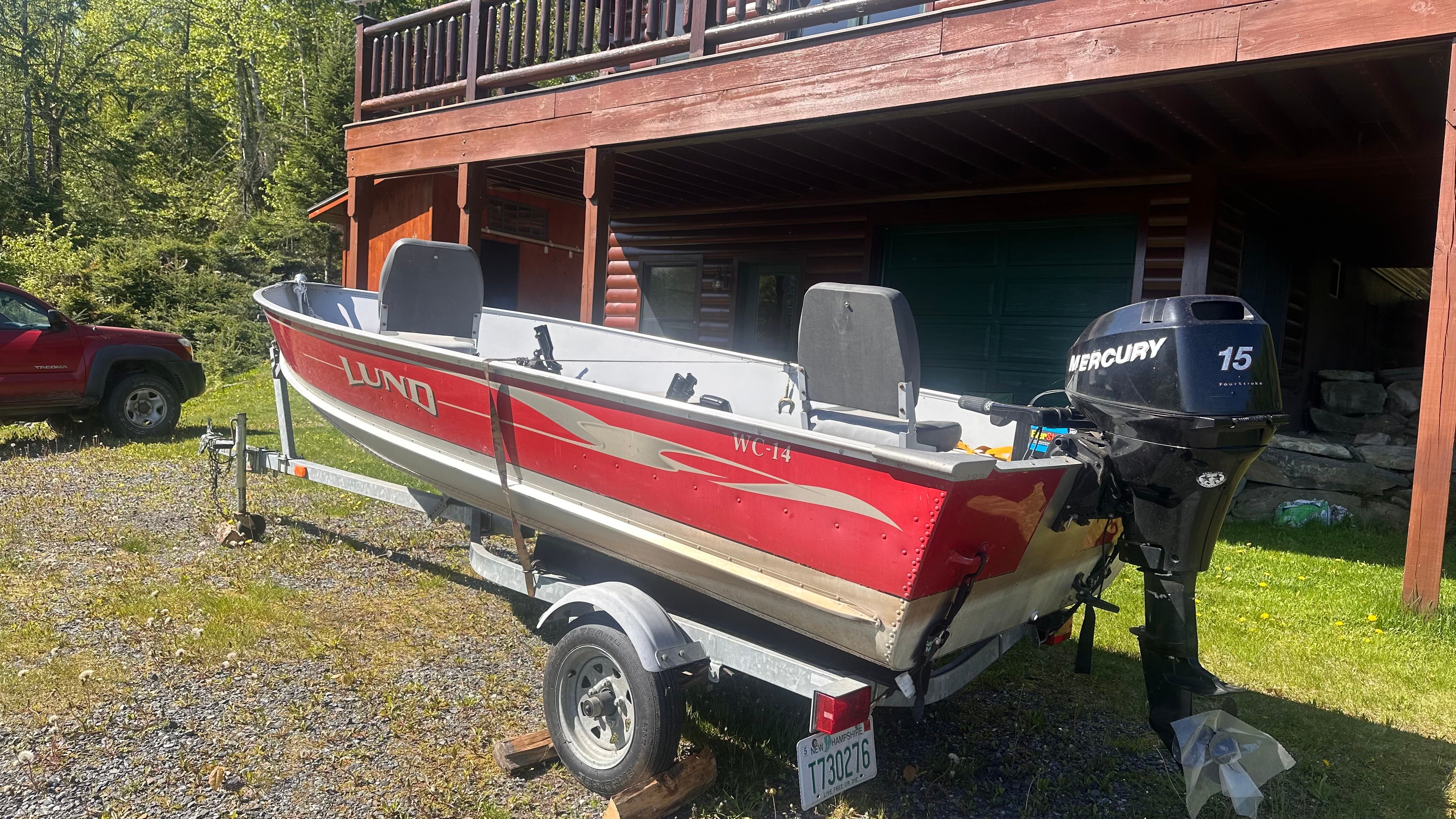 14 foot Lund fishing boat