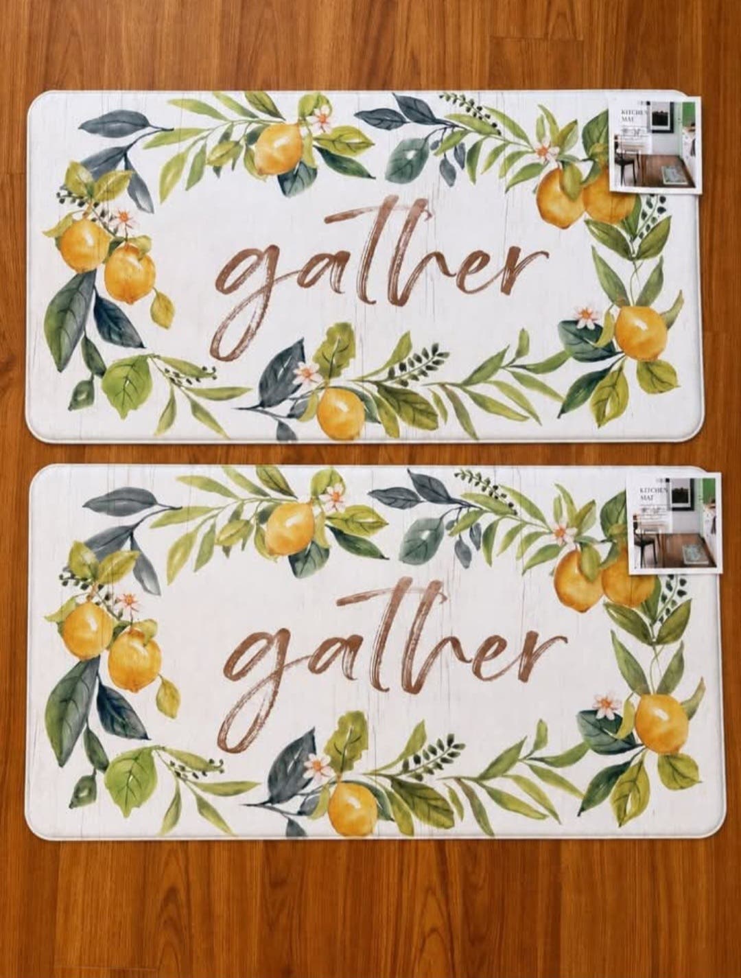 Town & Country Living "Gather" Kitchen Mat Set