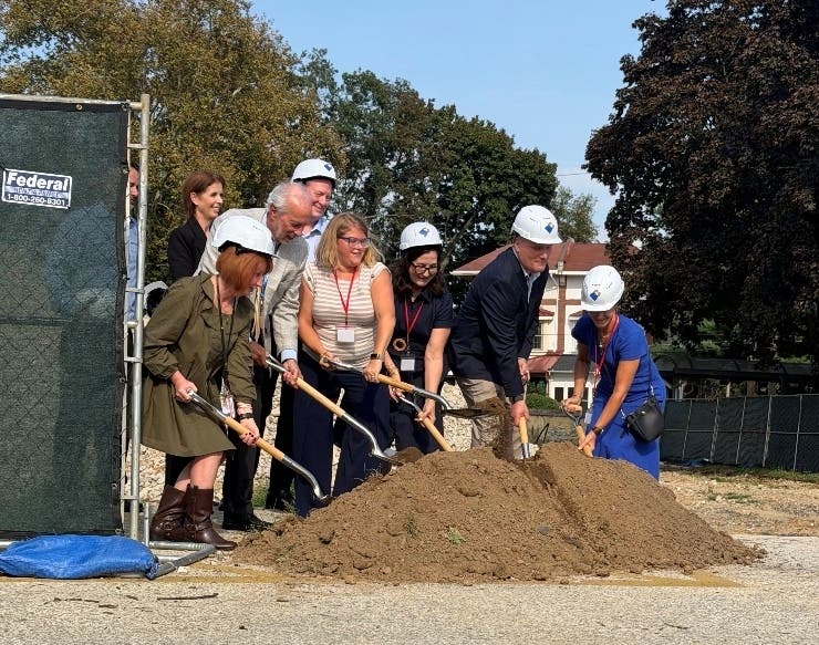 The Groundbreaking ceremony at Overbrook School for the Blind in Philadelphia, PA took place on Thursday, September 17.