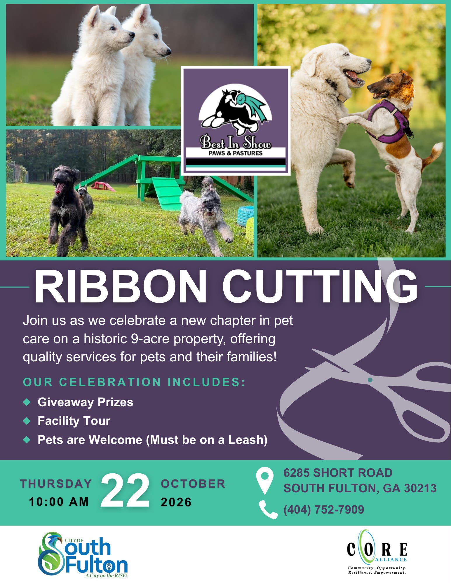 🐾 Best In Show Paws & Pastures – Official Ribbon Cutting!