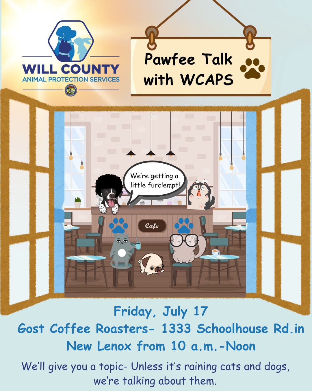Pawfee Talk With Will County Animal Protection Services