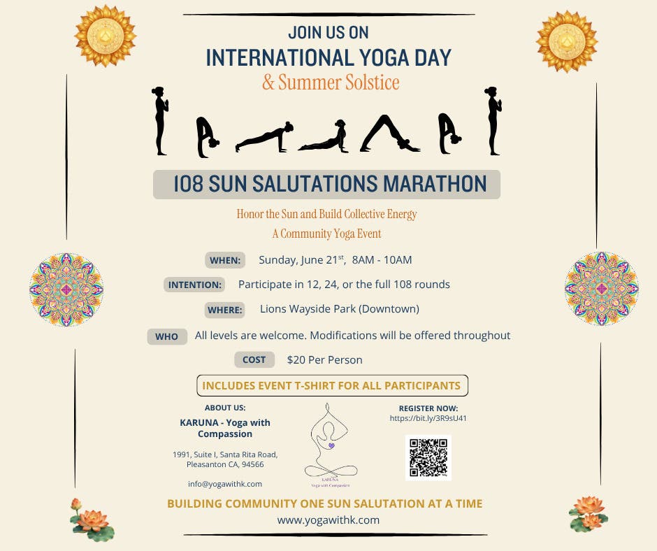 International Yoga Day Sun Salutation Marathon