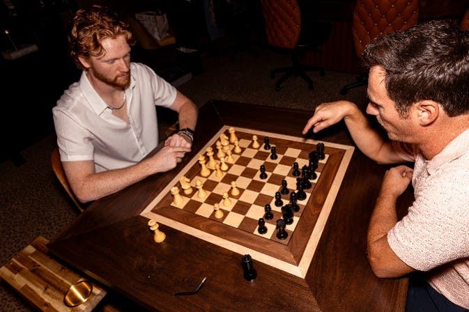 King of the Hill Chess Open Play at Champions Social