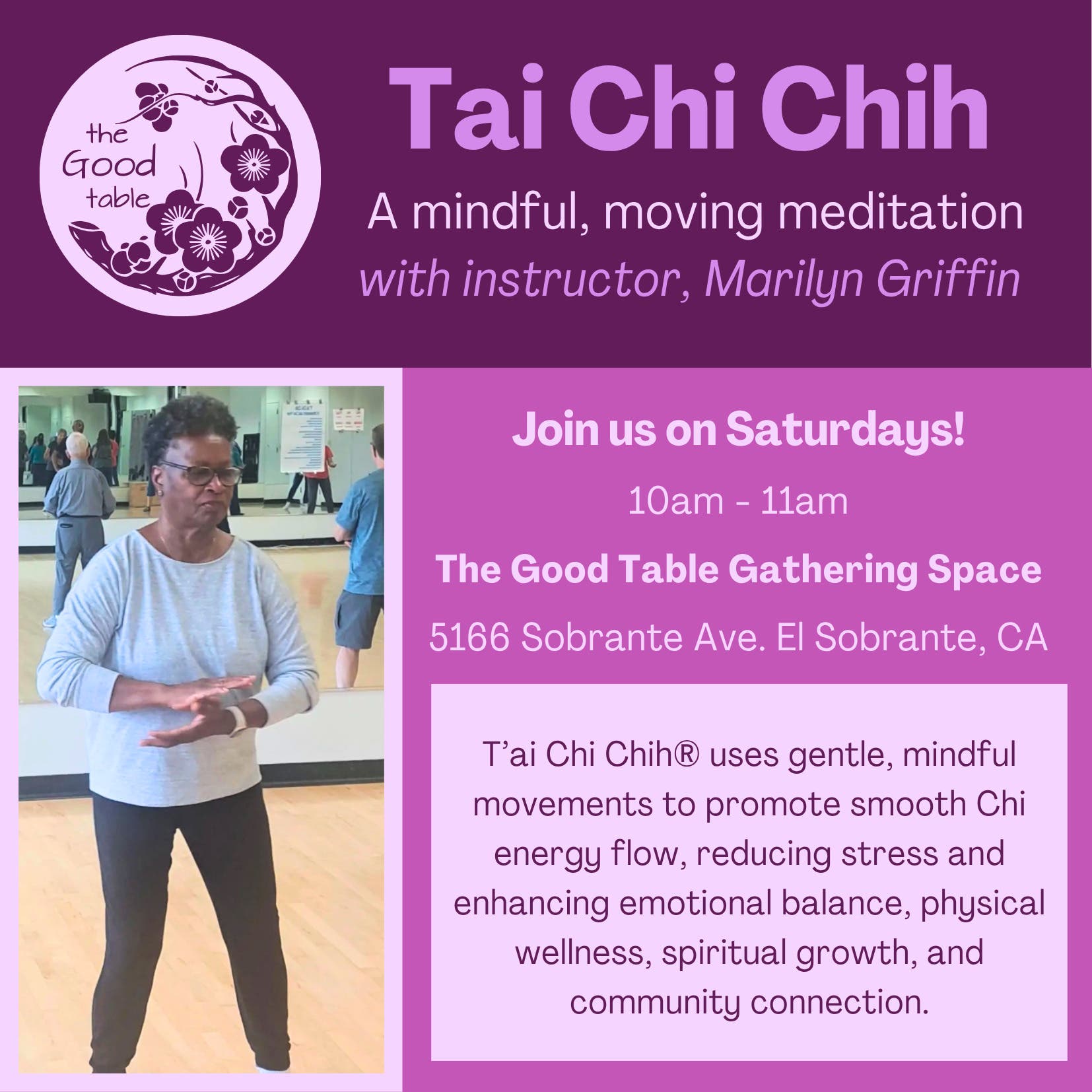 Tai Chi Chih: A mindful, moving meditation