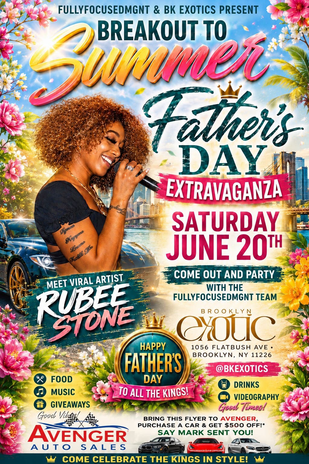 Breakout To Summer Father's Day Extravaganza