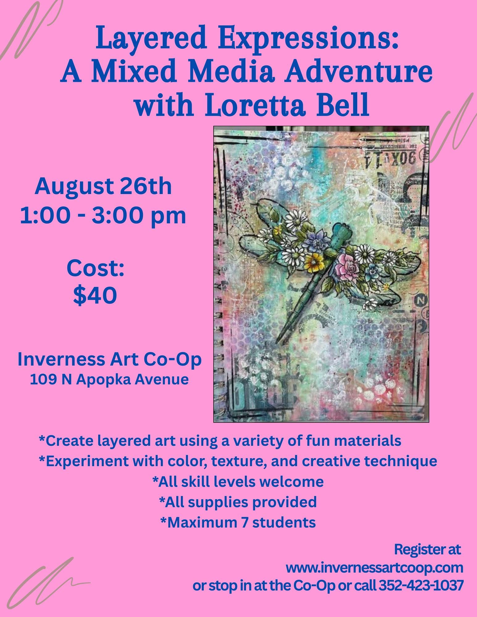 Layered Expressions: A Mixed Media Adventure With Loretta Bell
