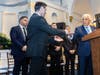 Centennial Benefactor Constantinos Perdikakis announces a $50,000 donation from himself and family for the establishment of the Perdikakis Family scholarship fund