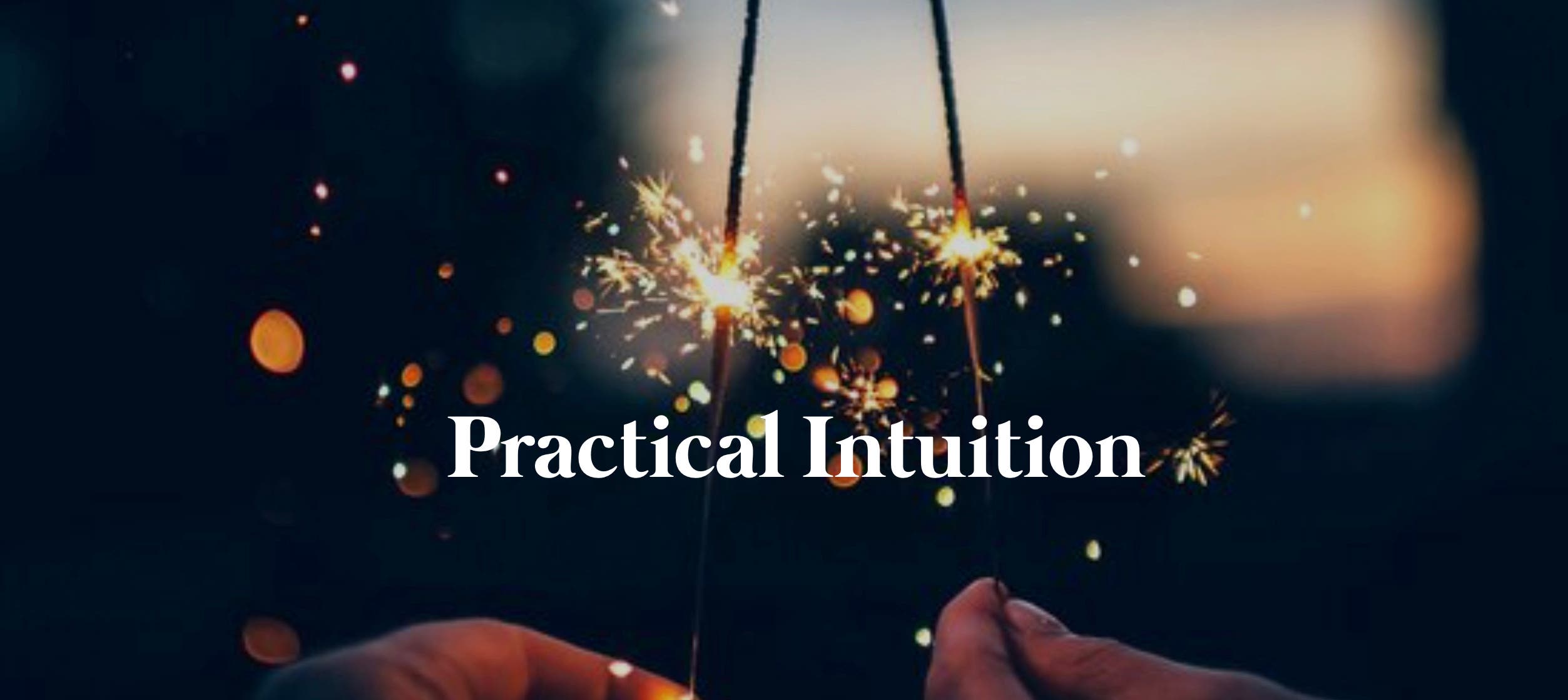 Practical Intuition: A 5-Week Group Mentorship