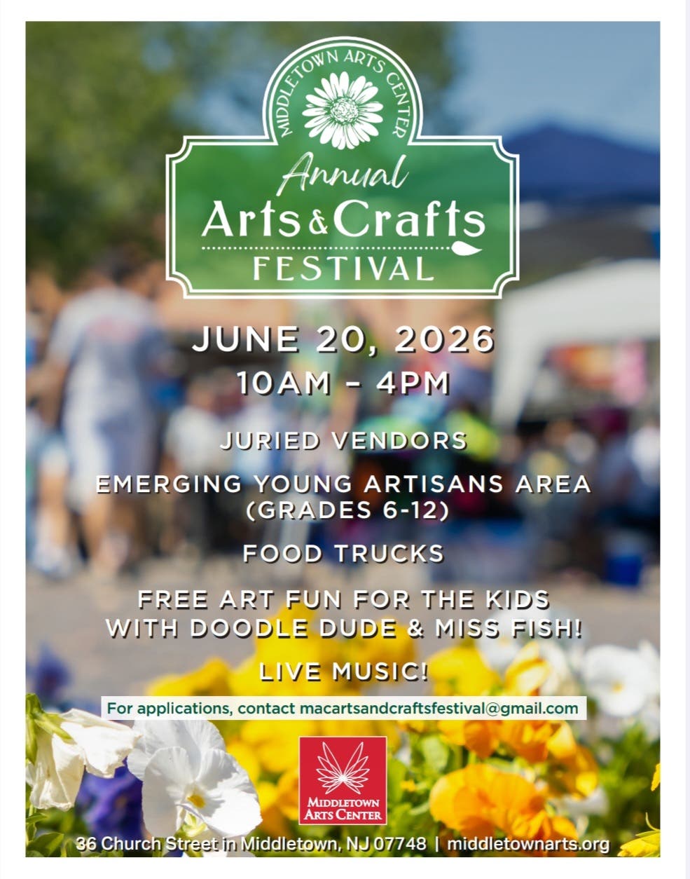 Annual Arts and Crafts Festival at The Middletown Arts Center