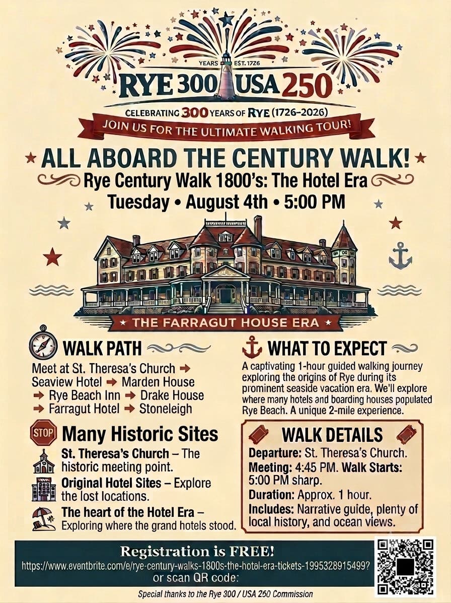 Rye Century Walk 1800's: The Hotel Era