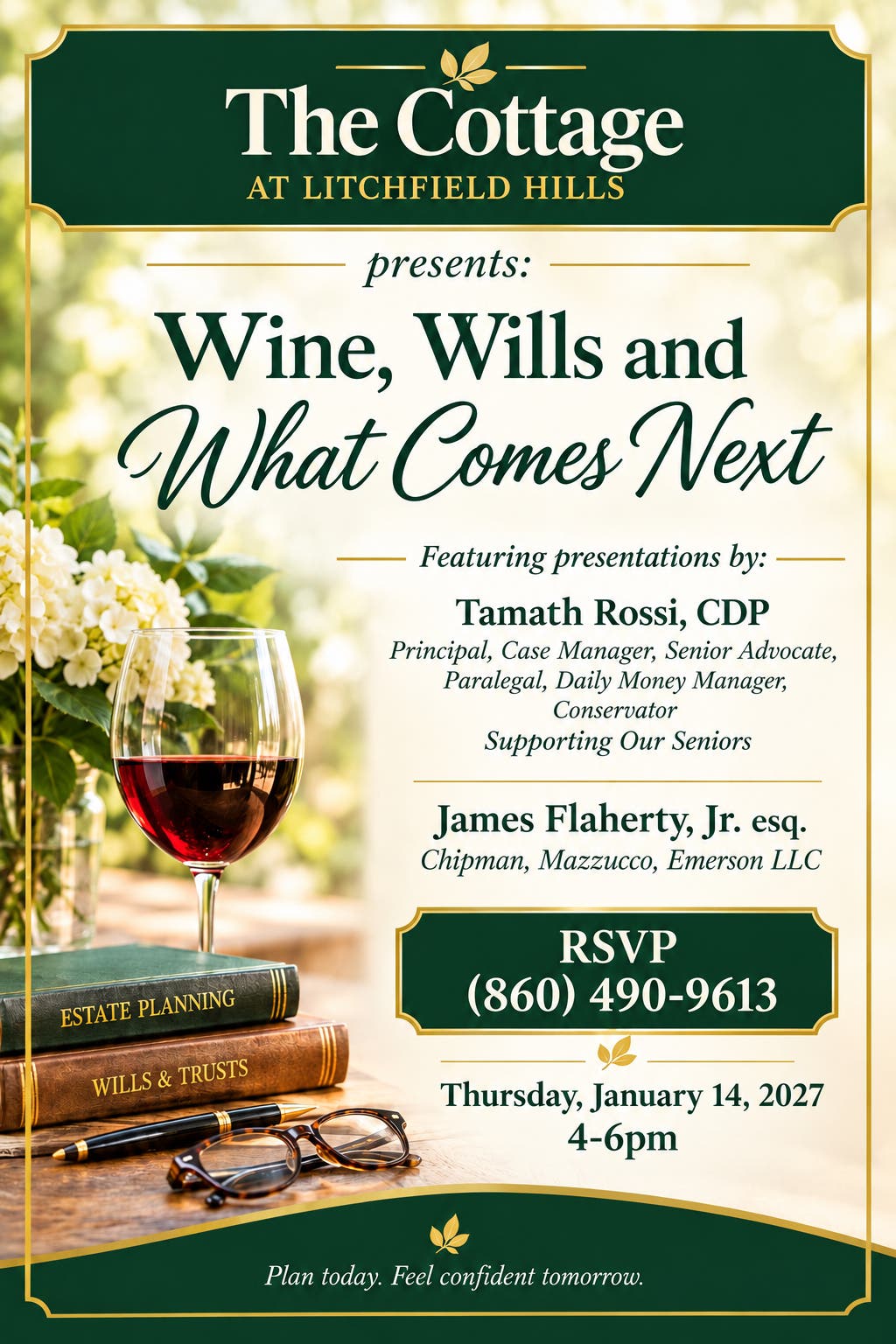 Wine, Wills and What Comes Next
