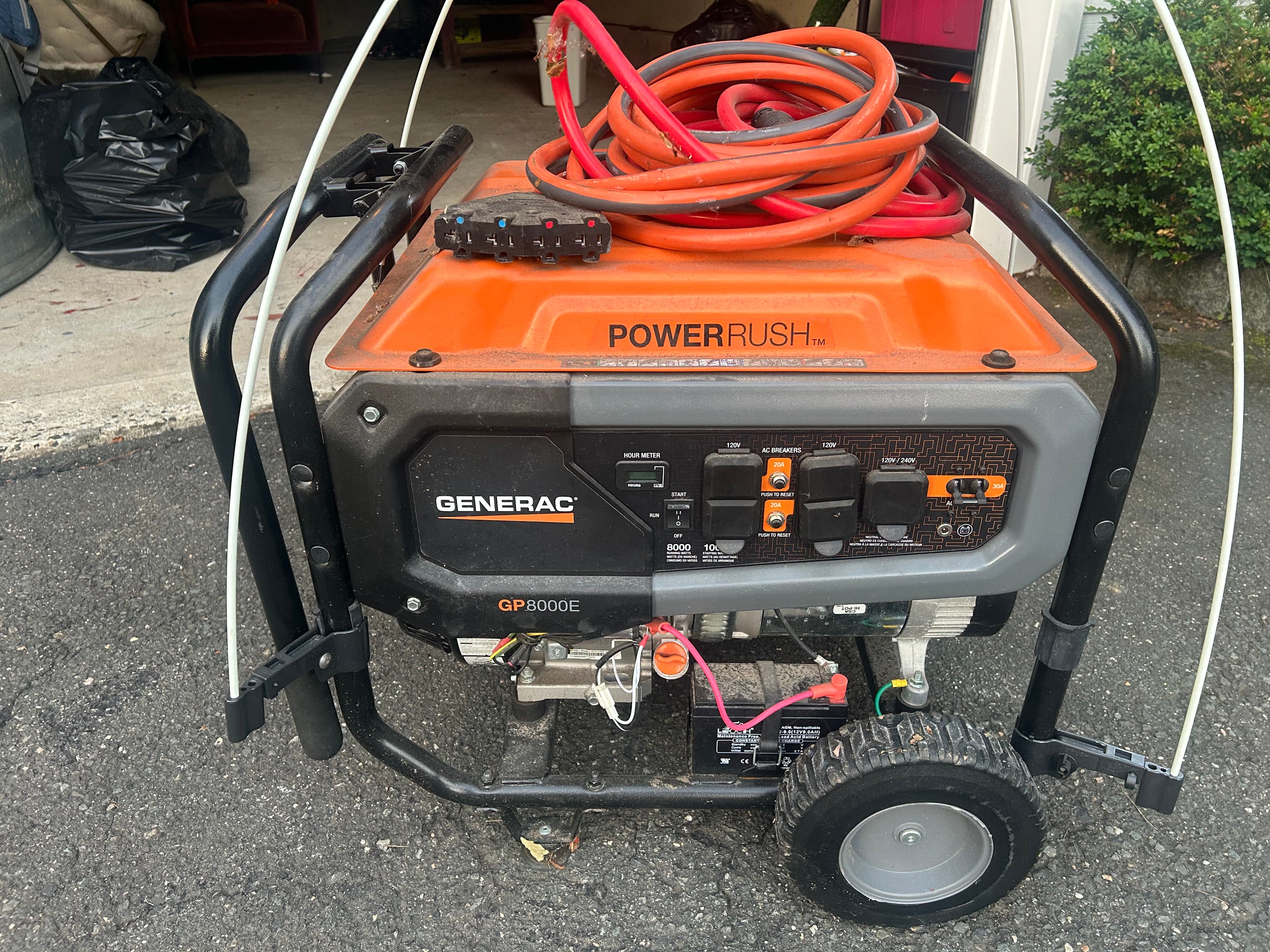 Generac GP8000E portable generator