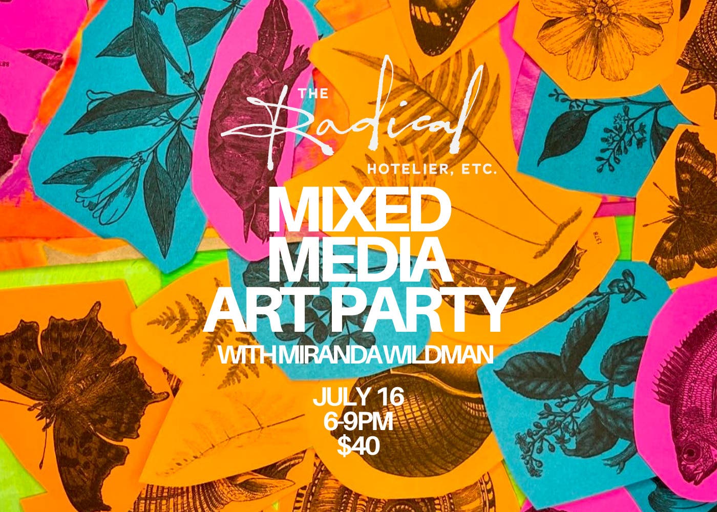 Mixed Media Art Party With Miranda Wildman