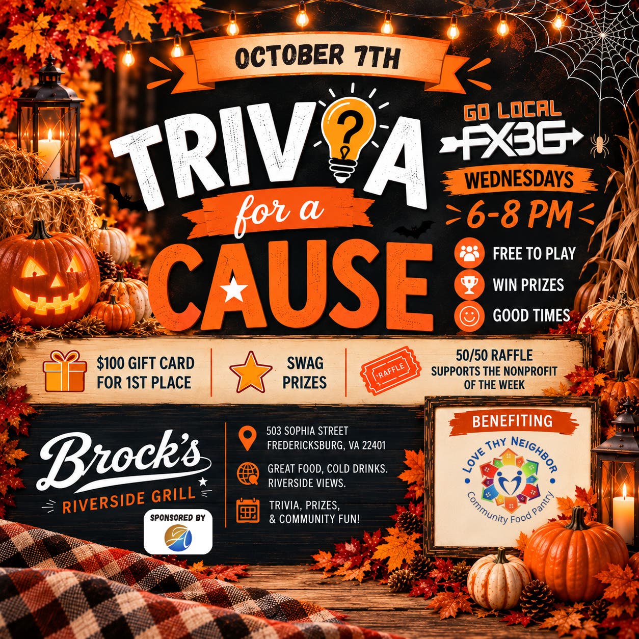 FREE Party Trivia Night to Support Love Thy Neighbor