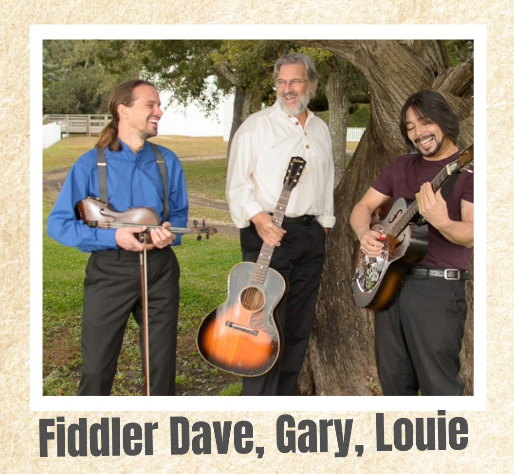 Join Gary, Fiddler Dave & Lou Castro of Molasses Creek band for an intimate concert.