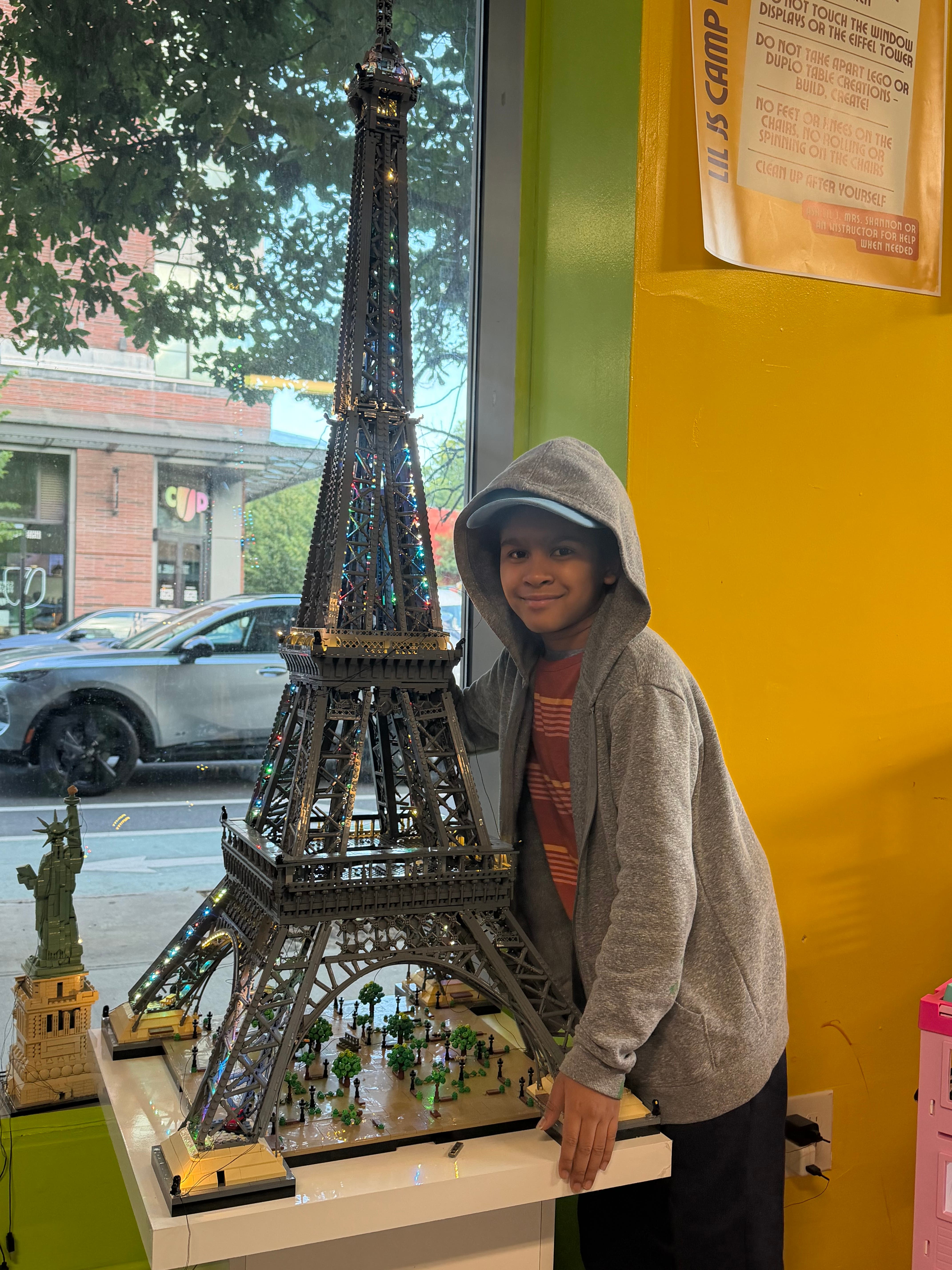 9-year old “Lil J” inspires community through record breaking Lego achievement