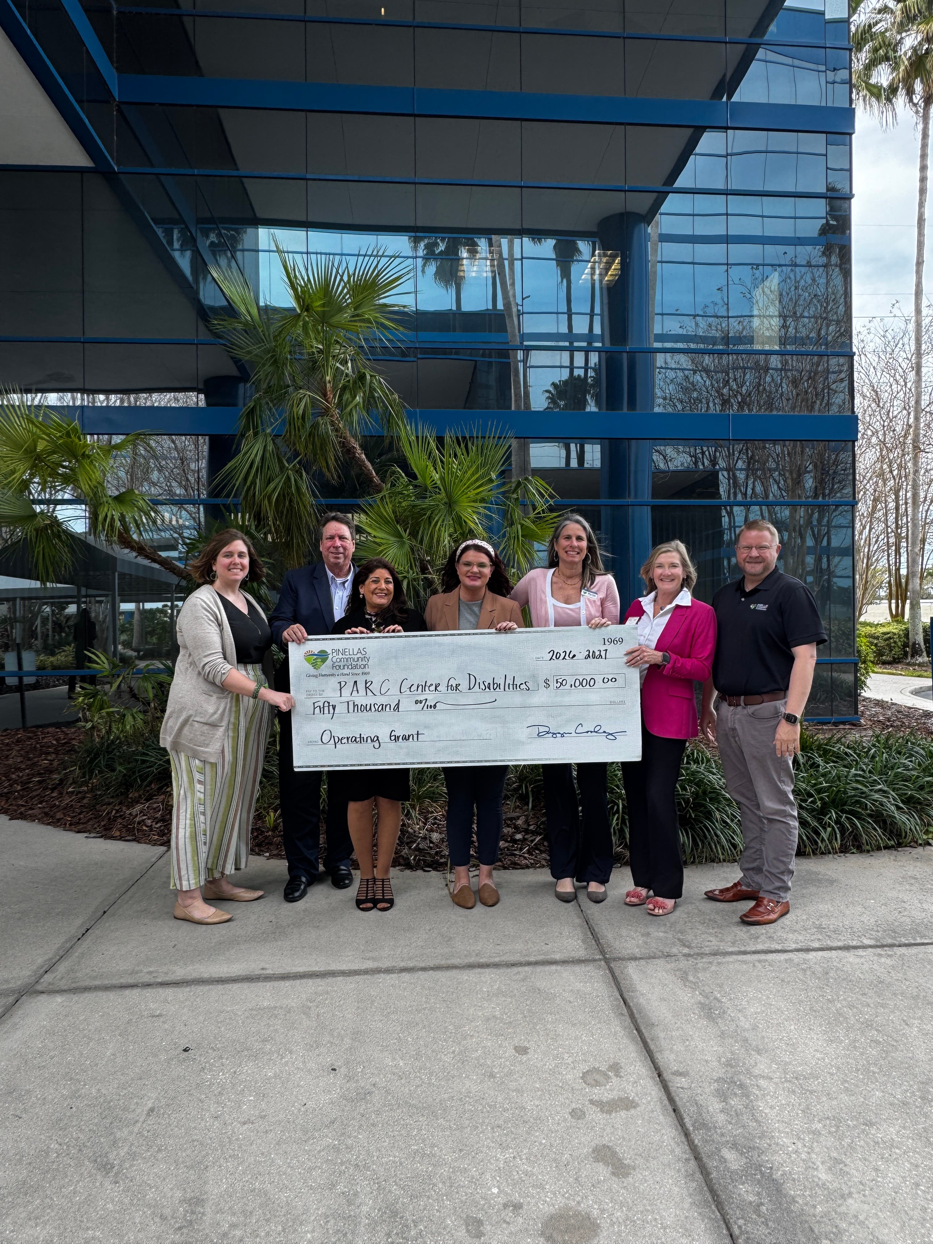 Pinellas Community Foundation Awards $50,000 Grant to Parc's Caregiver Relief Services Program