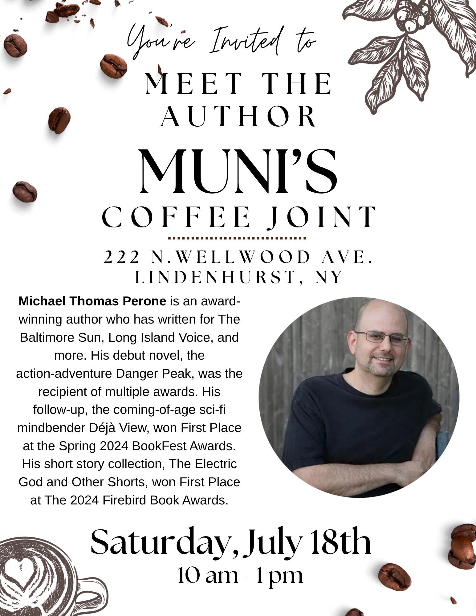 Meet The Author Michael Thomas Perone