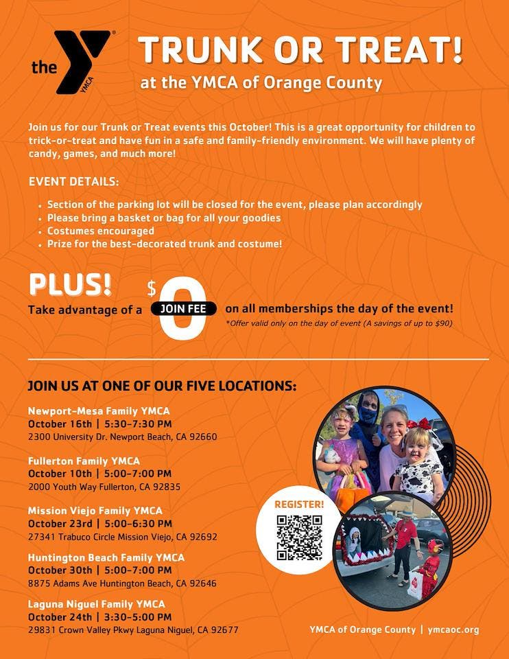 YMCA of Orange County: Trunk or Treat!