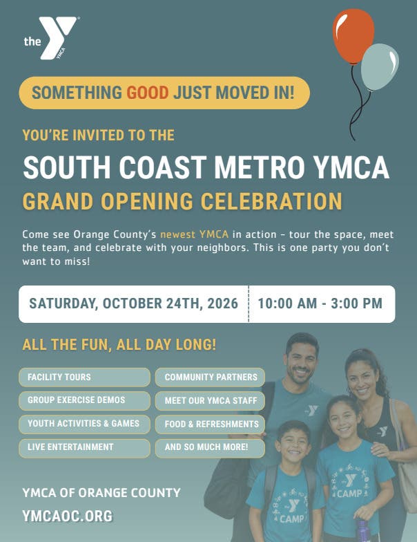 South Coast Metro YMCA Grand Opening Celebration