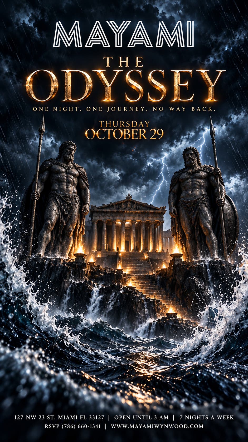 The Odyssey: An Epic Halloween Prelude at Mayami, Wynwood