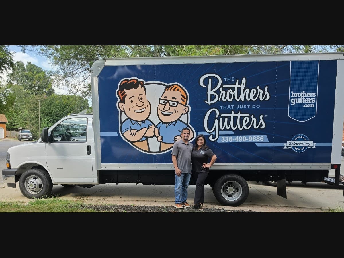 Carlos and Marina Villegas, owners of The Brothers That Just Do Gutters of Greensboro, provide gutter installation, repair, cleaning and gutter guard services to homeowners and businesses throughout Greensboro and Summerfield.