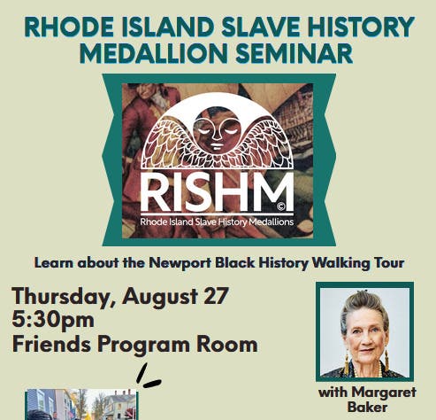 Newport Black History Walking Tour- Rhode Island Slave History Medallions Seminar