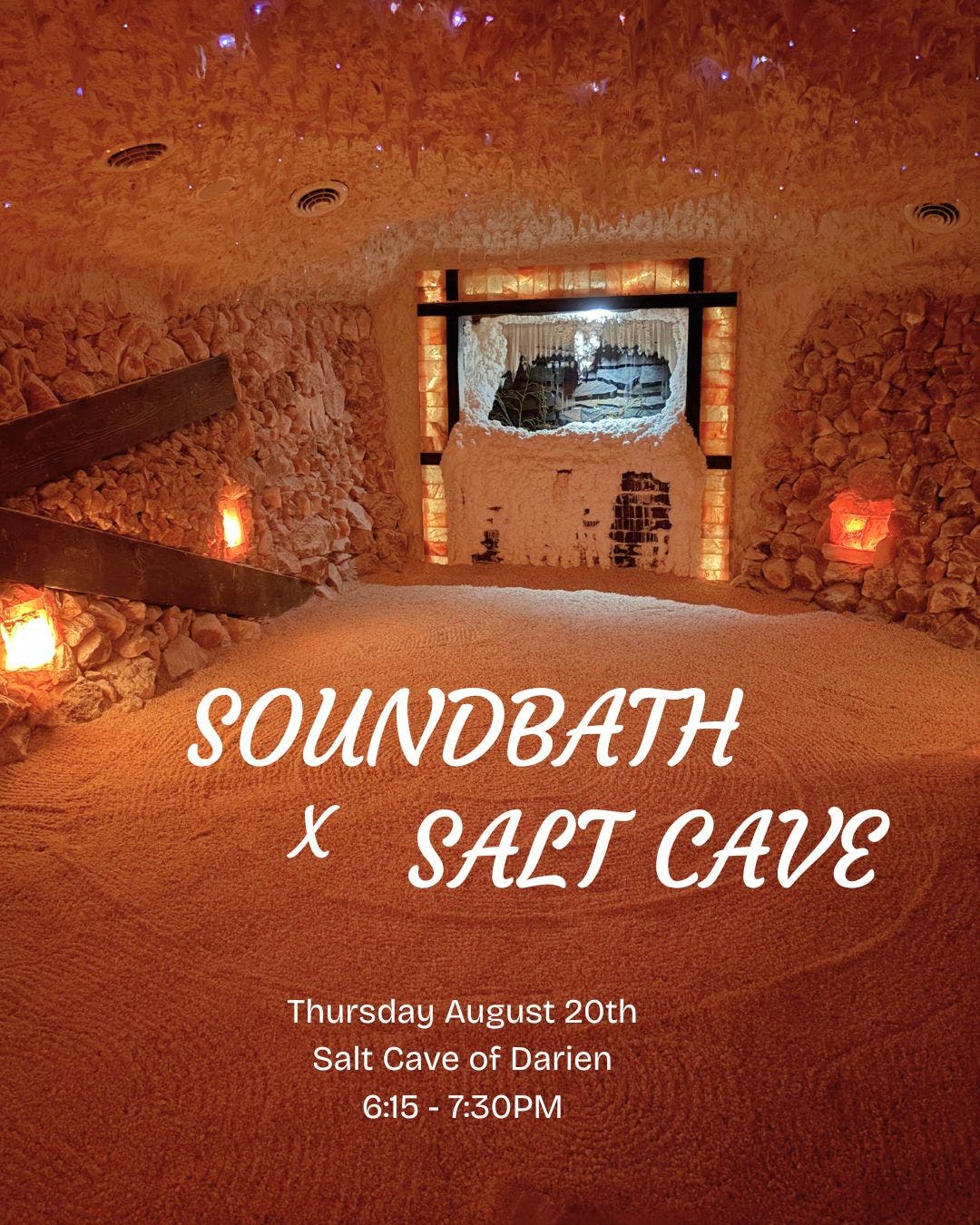 Crystal Bowls Sound Bath in a Salt Cave
