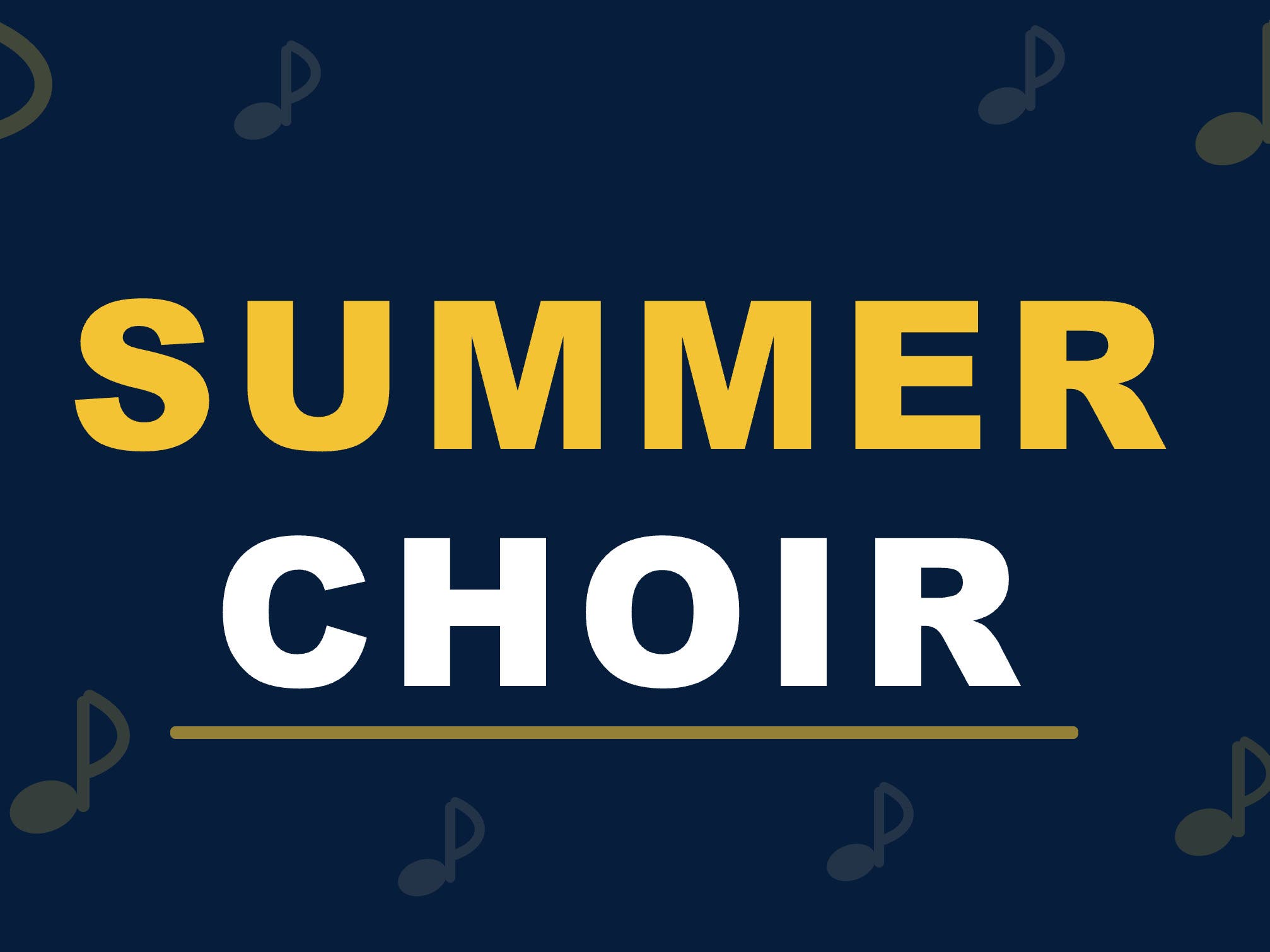 Community Summer Choir