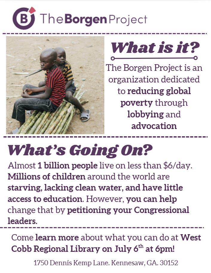 The Borgen Project Information Event