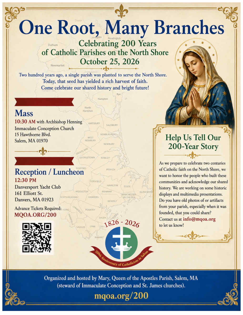 One Root, Many Branches: Celebrating 200 Years of Catholic Parishes on the North Shore