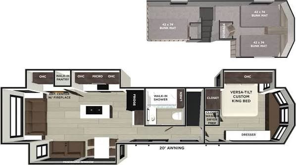 2022 Forest River Wildwood Grand Lodge 42DL