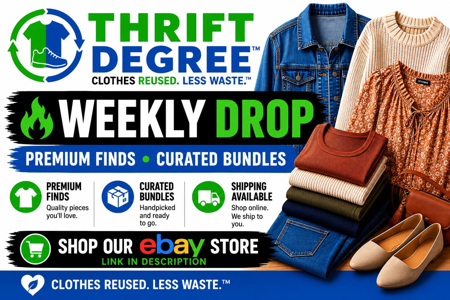 THRIFT DEGREE™ Weekly Drop — Shop Online