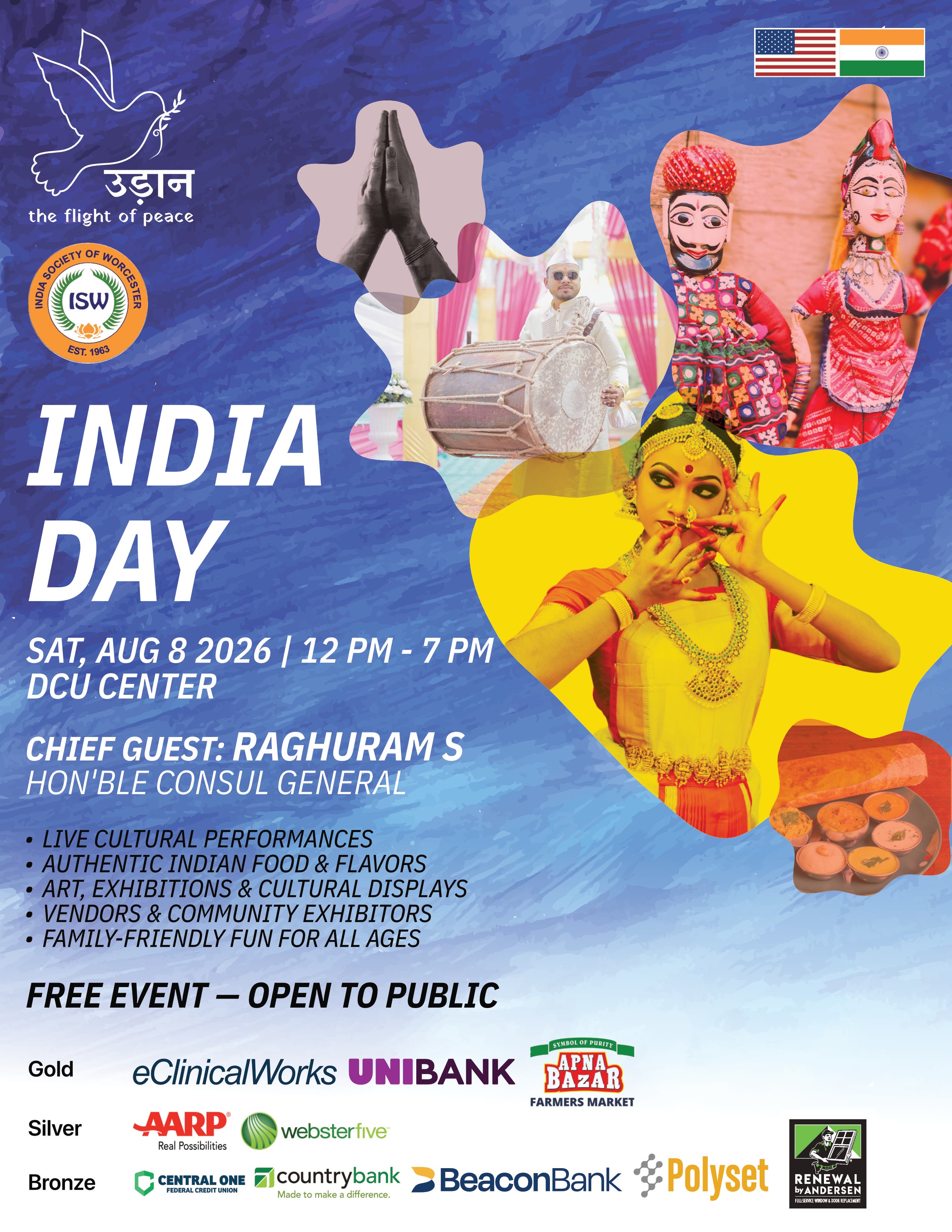 INDIA DAY 2026 - India Society of Worcester (ISW)