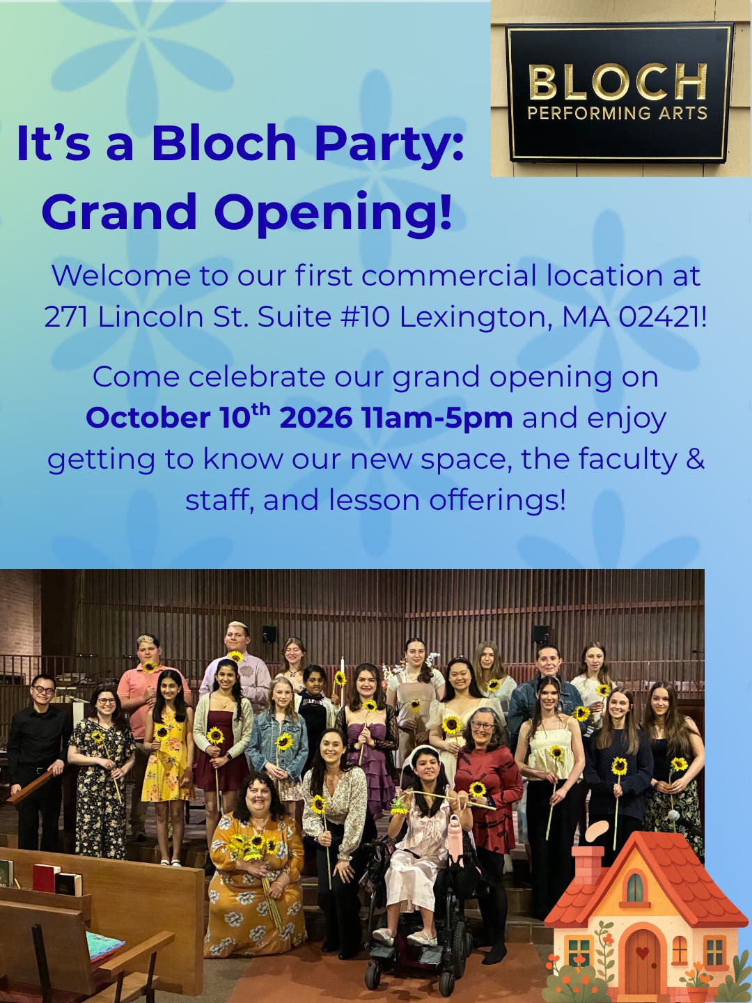 It’s a Bloch Party, Grand Opening!