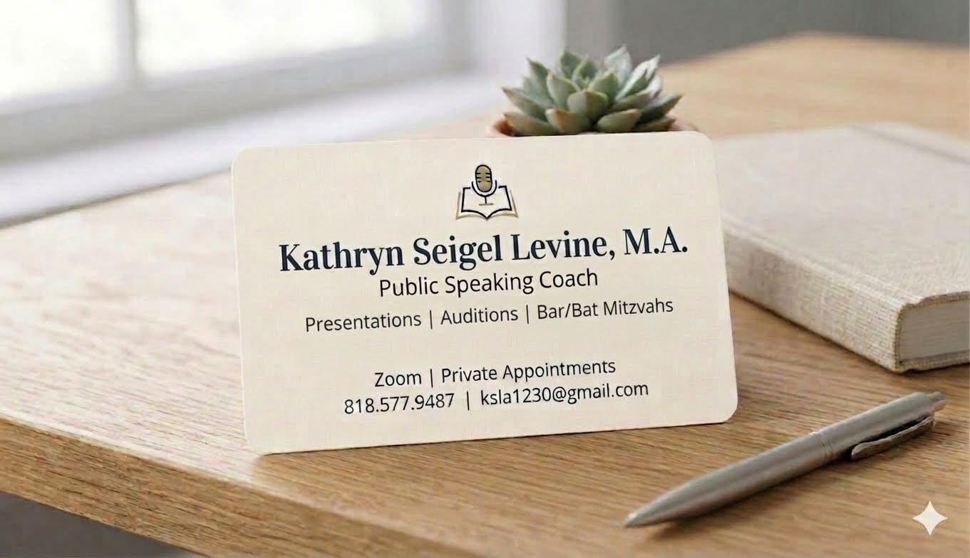 Public Speaking Coach For Students or Adults