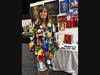 The Committeeof300.com (C300)  connects with the artist, Amalia Karapetyan during Bixby Knolls First Fridays in Long Beach. Her outfit was made of trash from the beach.