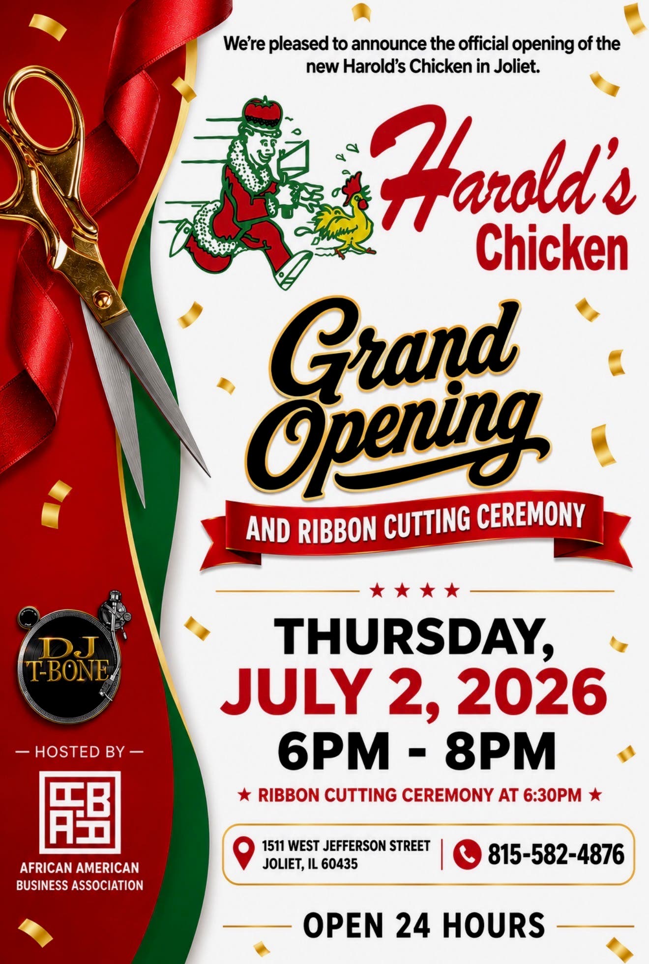 Harold's Chicken Grand Opening