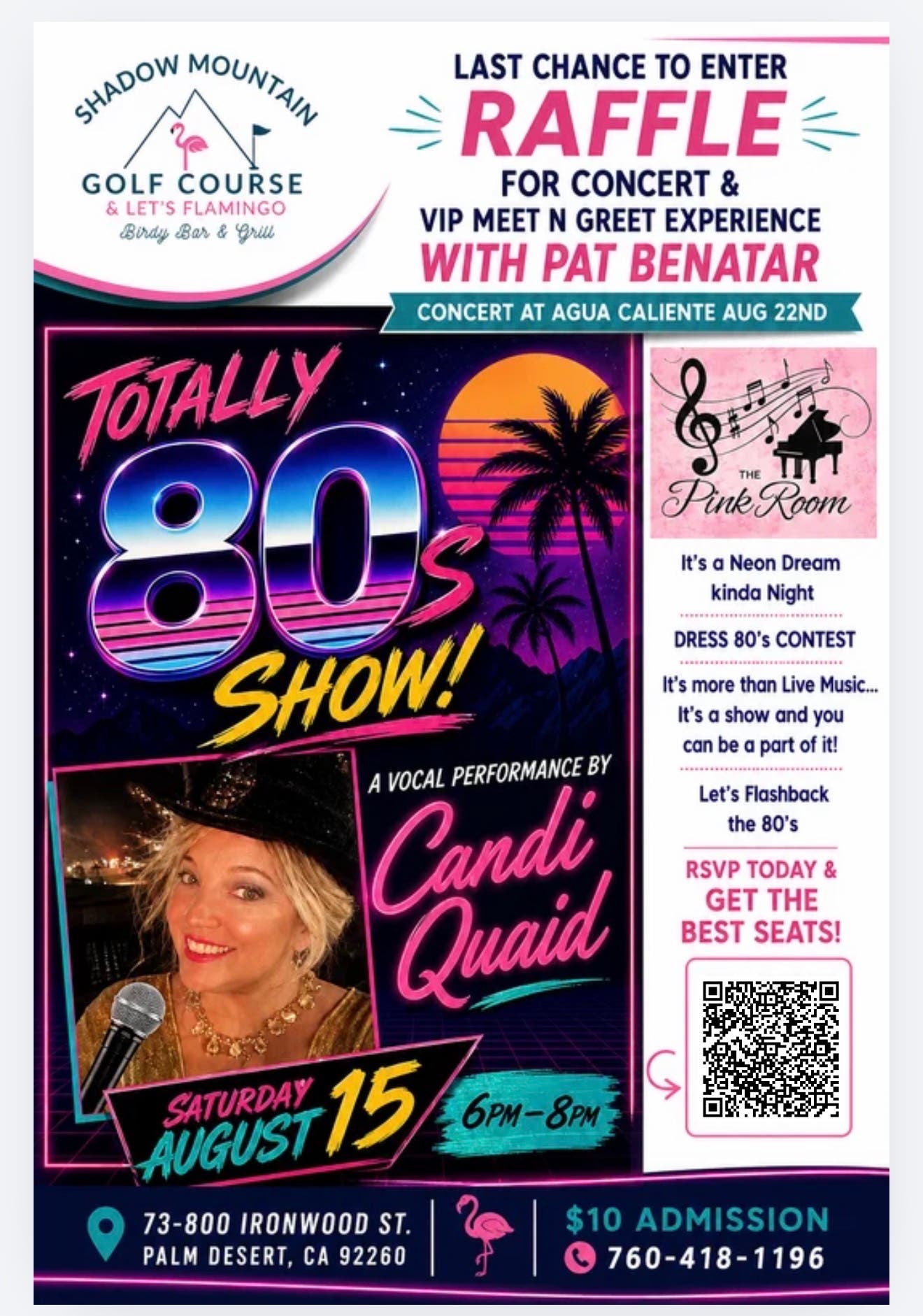 Totally 80's Show! Vocal Performance By Candi Quaid