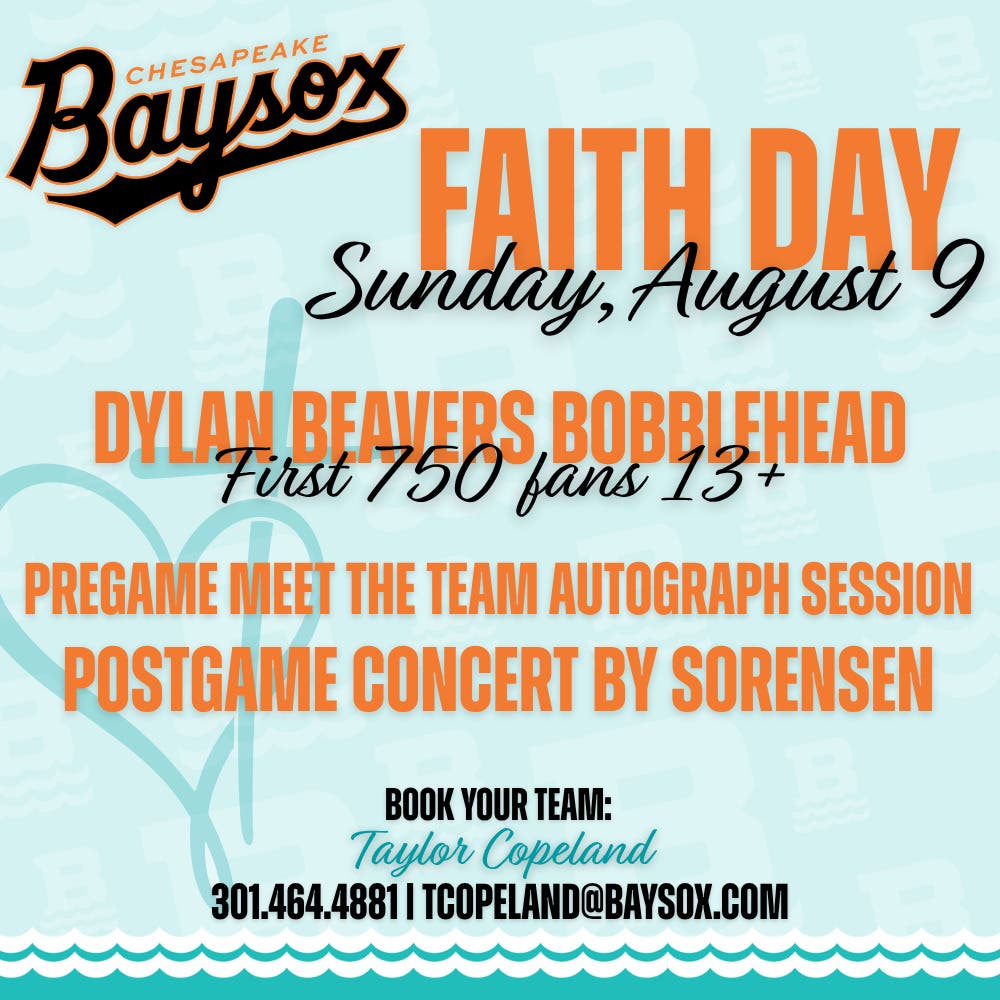 Faith Day at the Baysox!