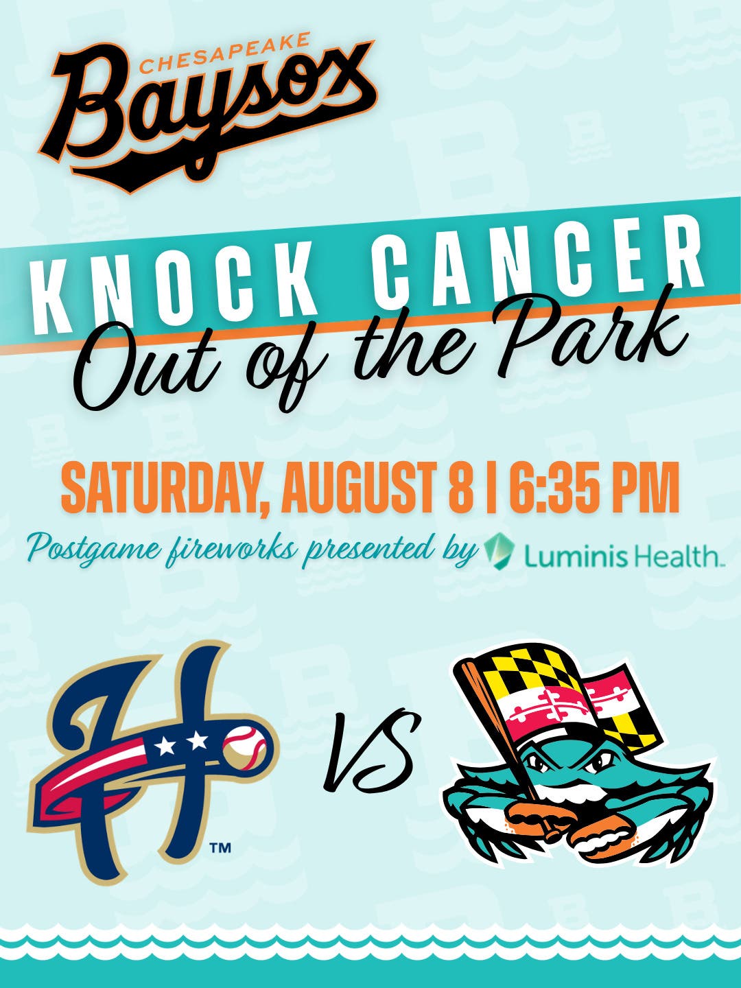 Knock Cancer Out of the Park & 1K Beer Run at the Baysox!