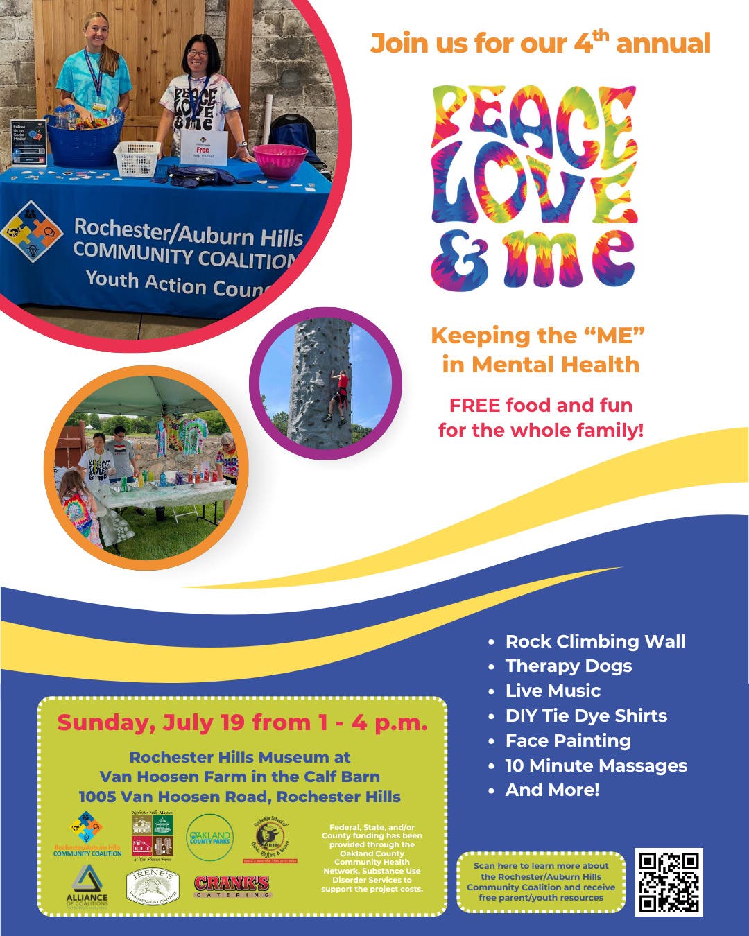 4th Annual Peace Love & Me: Keeping the ME in Mental Health Event!
