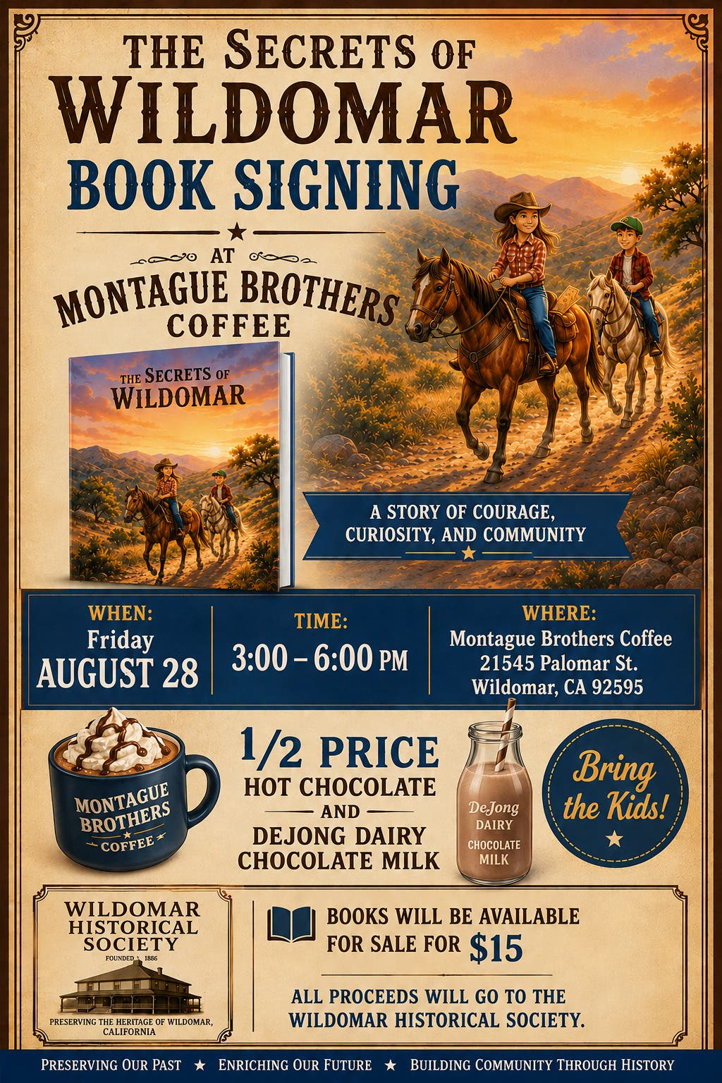 The Secrets Of Wildomar Book Signing