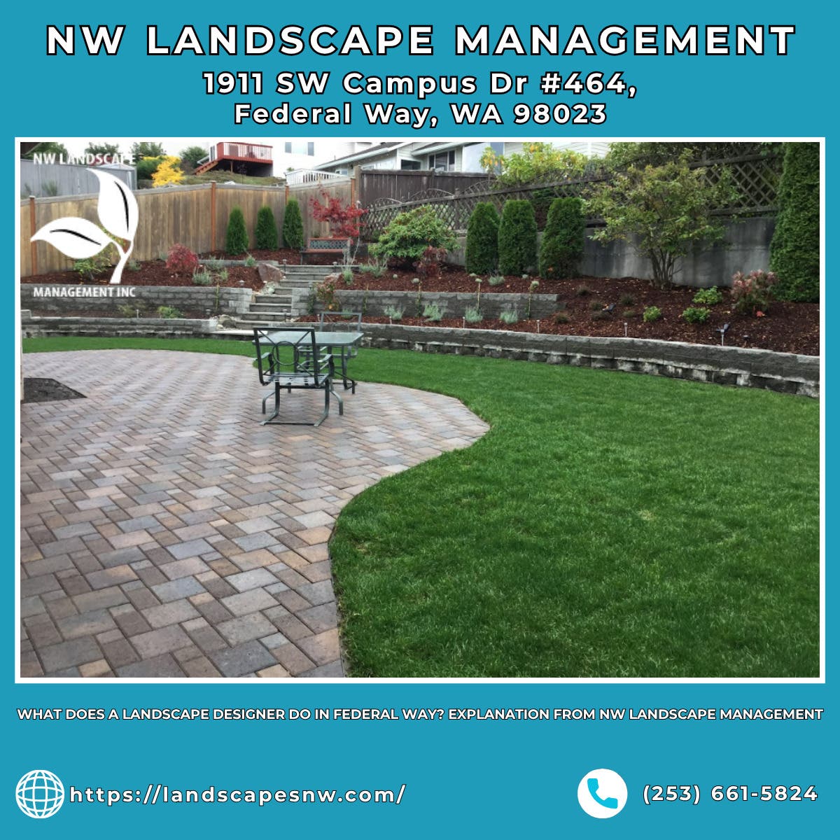 What Does a Landscape Designer Do in Federal Way? Explanation From NW Landscape Management