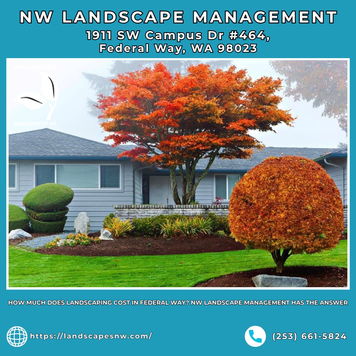 How Much Does Landscaping Cost in Federal Way? NW Landscape Management Has the Answer