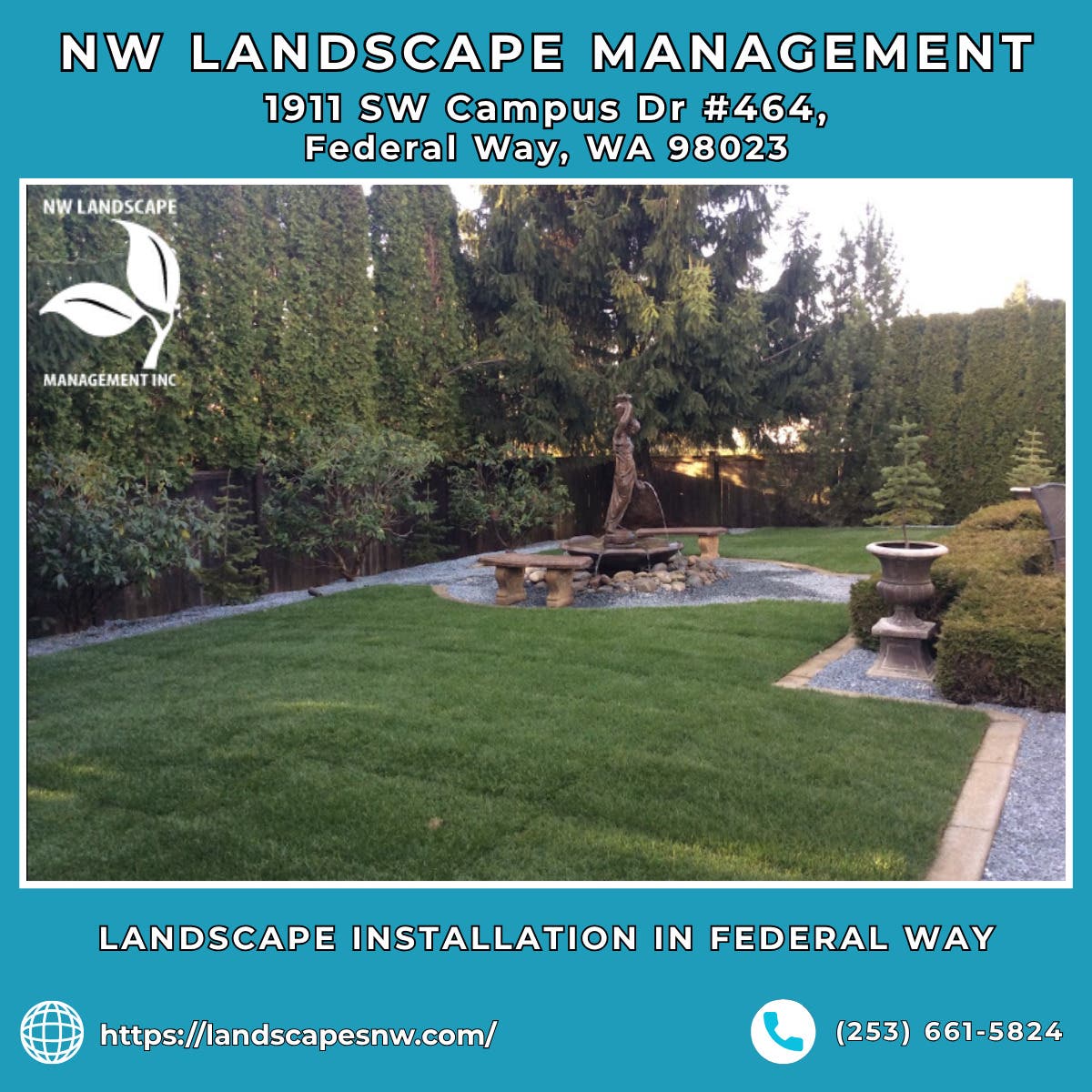 Landscape Installation in Federal Way - NW Landscape Management