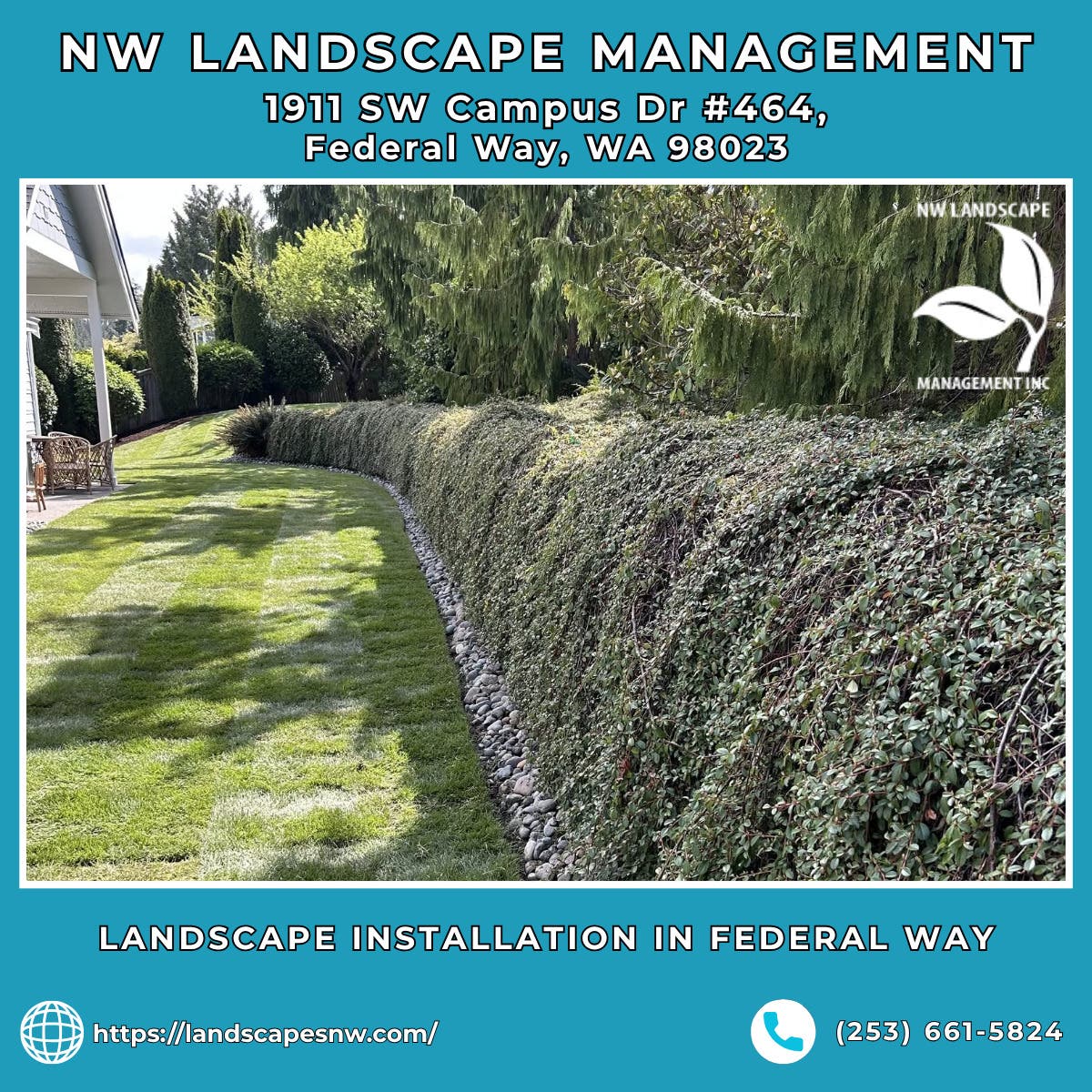 Landscape Installation in Federal Way - NW Landscape Management
